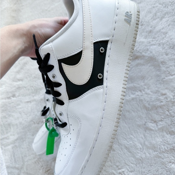 Nike Air Force 1 07 Premium Silver Chain - White size 12 main image 4
